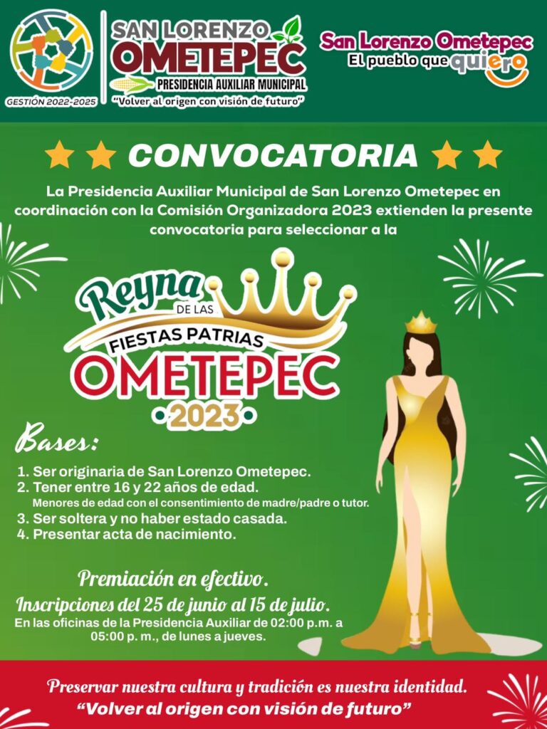 fiestas patrias san lorenzo ometepec 2023